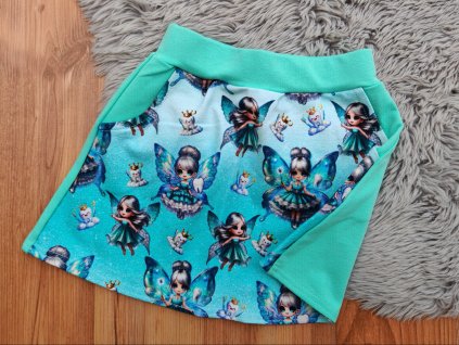 Sukně - víly (mint)