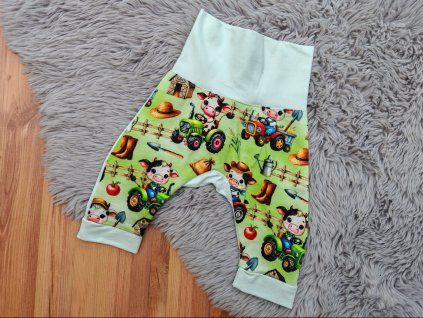 Turkáčky světle zelené - na farmě