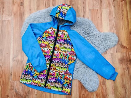 Bunda modrá - grafiti 2