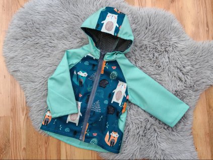 Bunda mentolová - lesní zvířátka