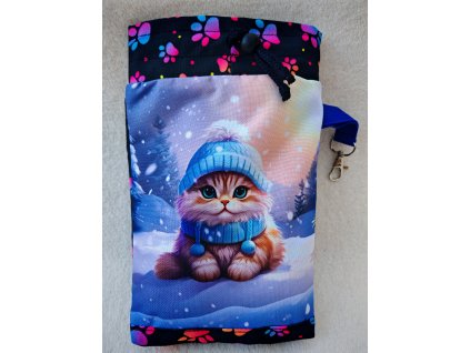 Pamlskovník kočička v modré čepici