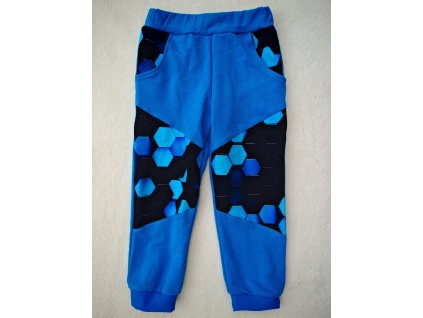 Tepláčky tyrkysové - šestiúhelníky