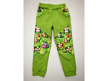 Tepláčky zelené (tmavší) - žabky