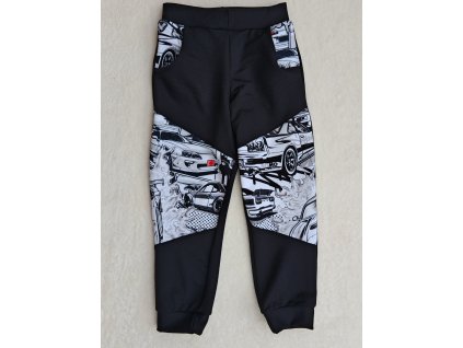 Tepláčky černé - auta