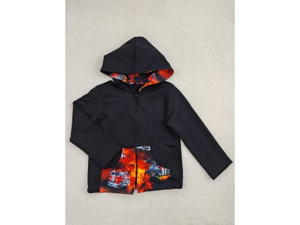 Mikina černá - hasiči