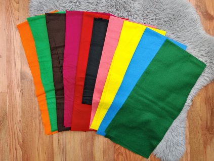 Viskózový filc - odřezky