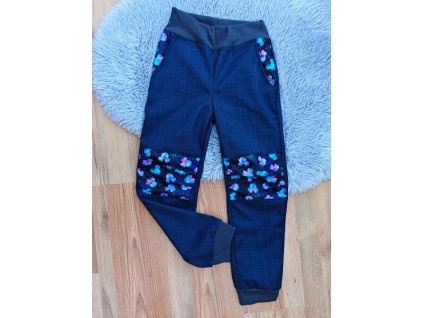 Kalhoty tmavě modré - myšák