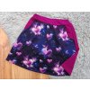 Sukně - srdíčka (fialová-bordó)