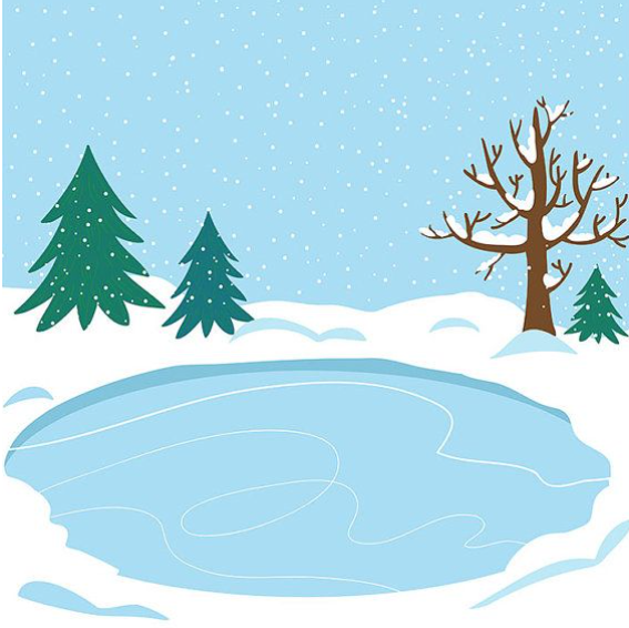 Zazimování jezírka