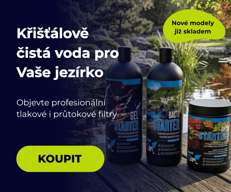 Přípravky pro zahradní jezírka