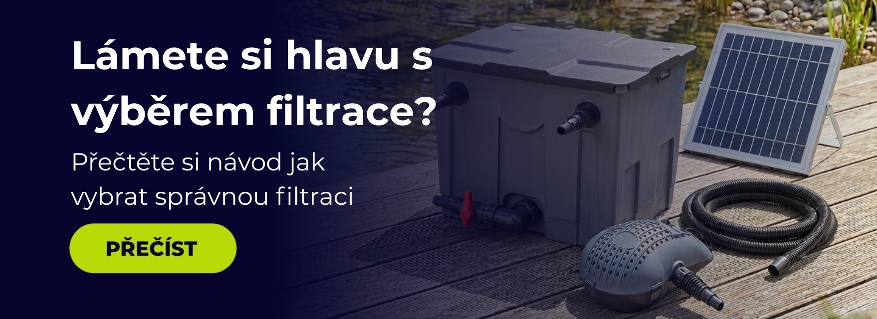 Filtrace jezírko