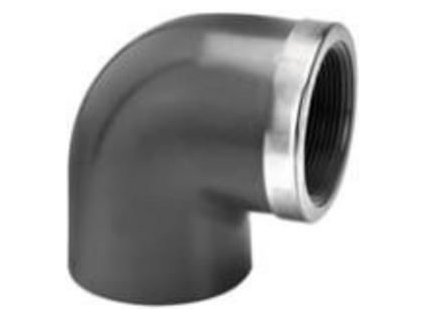  25 x 3/4" koleno 90° vnitřní závit + kovový kruh PN16