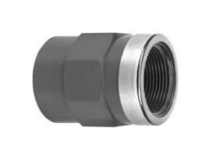  40x1 1/4" přechodka, PN16, vnitřní závitľ+kovový kruh, vnitřní lepení