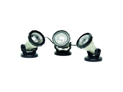 Heissner LED osvětlení jezírka, zahrady, 3 x 3 W, 12V U403-T