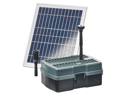 Heissner solární podvodní filtrace do 1 m³, UV 5W, čerpadlo 600 l/h SFU600UV-00