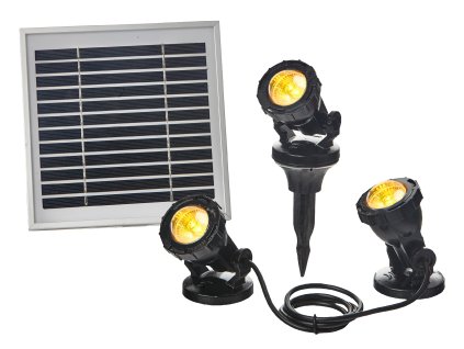 Solární RGB LED osvětlení jezírka Aku HEISSNER SLU135-00