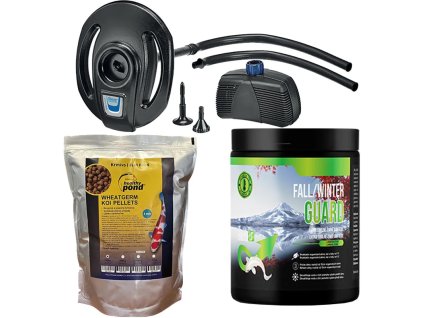 Zimní set pro jezírko - BactoUP 10m3 - IceFree 4 Seasons - Wheatgerm 3mm / 3l