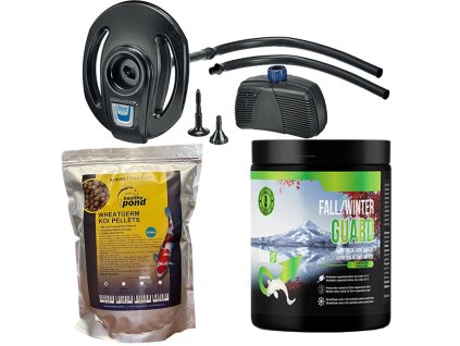 Zimní set pro jezírko - BactoUP 10m3 - IceFree 4 Seasons - Wheatgerm 6mm / 3l