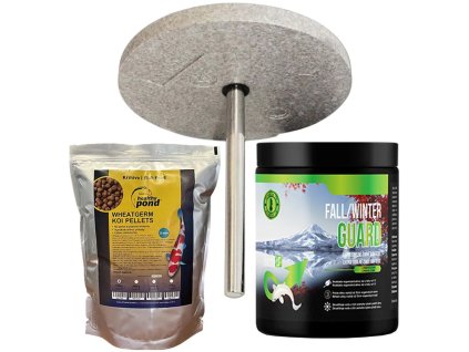 Zimní set pro jezírko - BactoUP 10m3 - Ohřívač 150 W - Wheatgerm 3mm / 3l