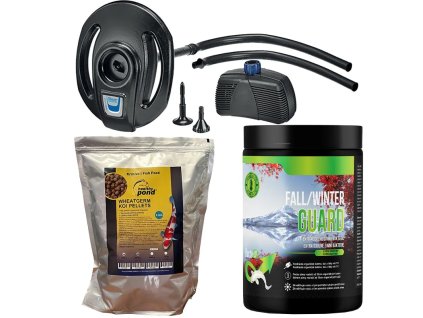 Zimní set pro jezírko - BactoUP 20m3 - IceFree 4 Seasons - Wheatgerm 3mm / 5l