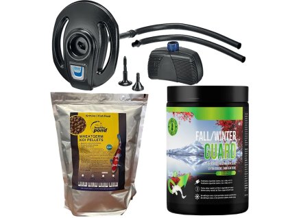 Zimní set pro jezírko - BactoUP 20m3 - IceFree 4 Seasons - Wheatgerm 6mm / 5l