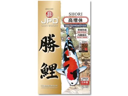 Japonské krmivo pro KOI kapry JPD Shori 7mm, 10kg