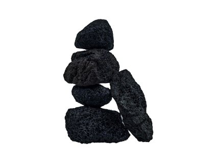 4521 1 cerny lavovy kamen 3 kg black lava