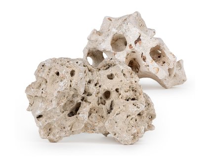 Vápenec na váhu, velikost L - Drilled limestone (Váha 9 kg)
