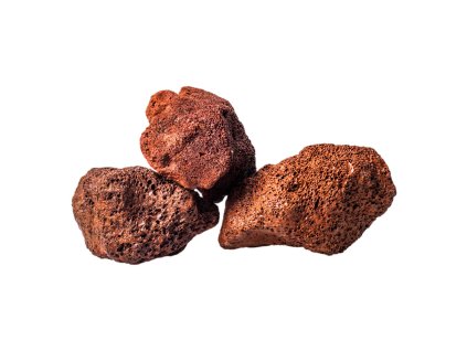 Červený lávový kámen na váhu - Red lava (Váha 9 kg)