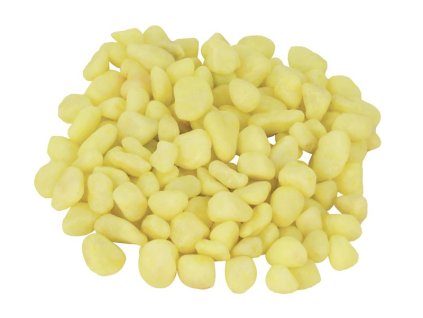 Akvarijní štěrk - Neonově žlutý (Zrnitost/Váha 3 mm/0,5 kg)
