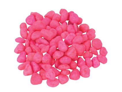 Akvarijní štěrk - Neonově růžový (Zrnitost/Váha 3 mm/0,5 kg)