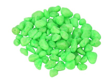 Akvarijní štěrk - Neonově zelený (Zrnitost/Váha 3 mm/0,5 kg)