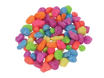 Akvarijní štěrk - Neonový mix (Zrnitost/Váha 3 mm/0,5 kg)