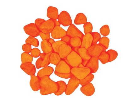 Akvarijní štěrk - Oranžový (Zrnitost/Váha 3 mm/0,5 kg)