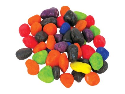 Akvarijní štěrk - Mix tmavý (Zrnitost/Váha 3 mm/0,5 kg)