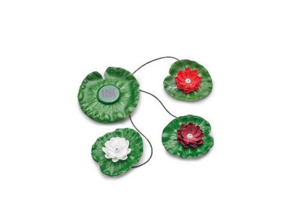 Plovoucí solární osvětlení v podobě leknínu - Pontec PondoSolar Lily LED Set 3_1