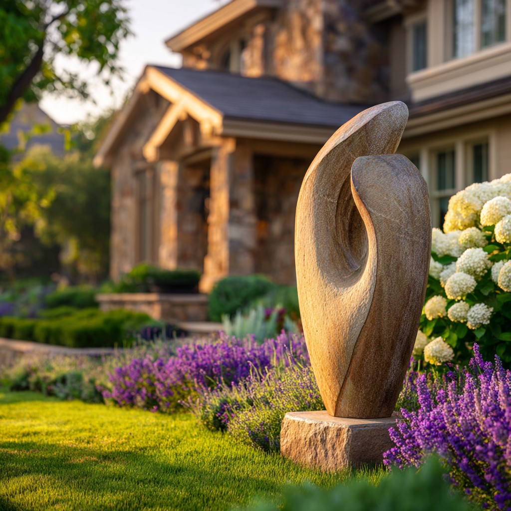 zahradní sochy, zahradní dekorace, pískovcové sochy