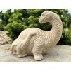 zahradni sochy z piskovce, dinosauri sochy, dekorace na zahradu, sochy pro deti, brontosaurus