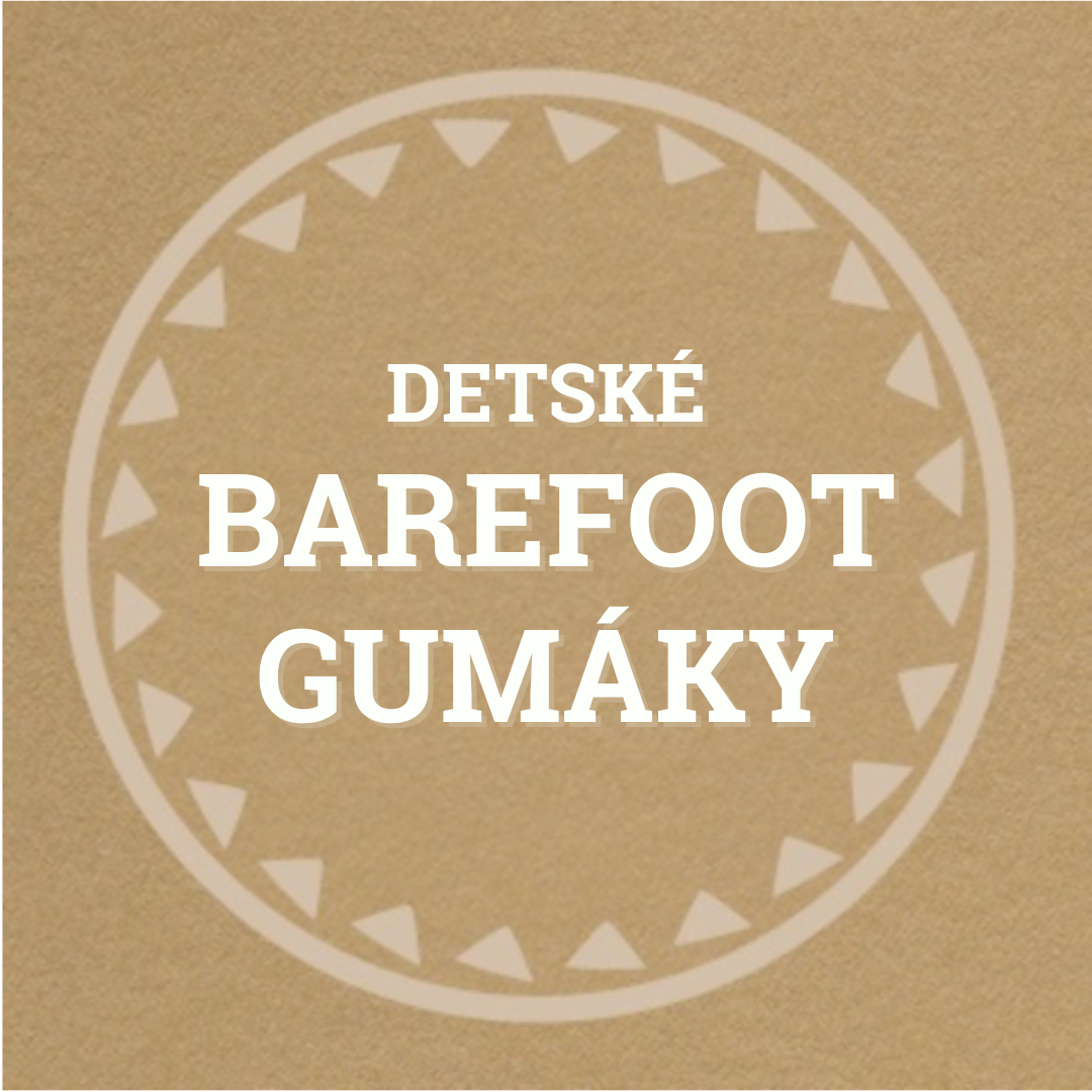 Jesenné barefoot gumáky pre deti