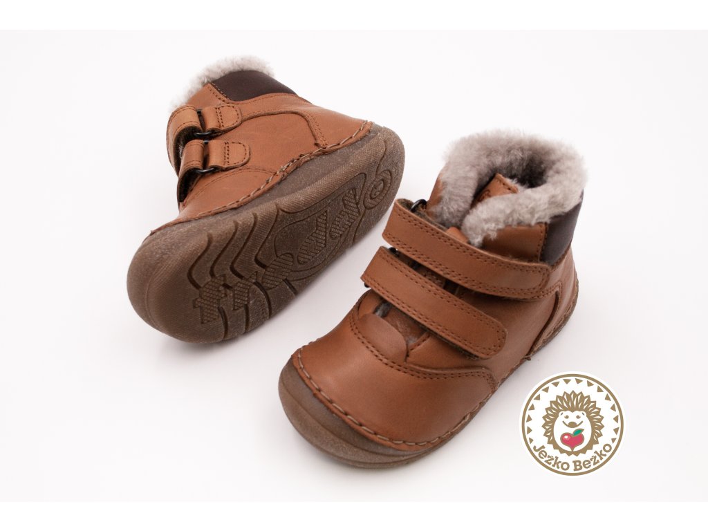 Froddo Paix Up Winterstiefel Braun - Kinderstiefel Mit Lammfell