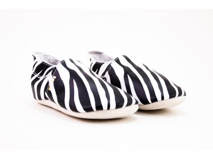 BOBUX CAPAČKY - ZEBRA PRINT WHITE (Veľkosť 22)