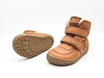 LURCHI NEMO TEX BAREFOOT WINTER - COGNAC