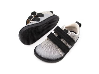 DETSKÉ BAREFOOT TENISKY PEGRES BF57U - ČIERNE