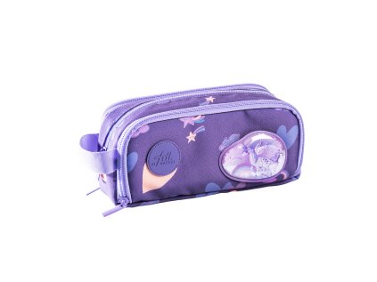 pennal retro unicorn purple
