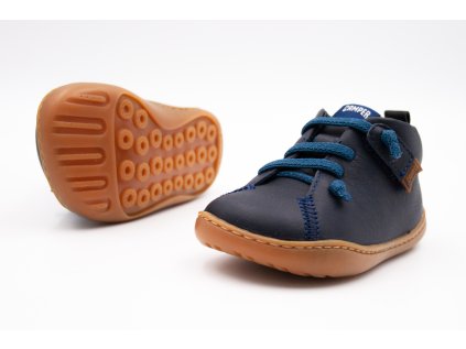 DETSKÉ BAREFOOT TOPÁNKY CAMPER FW PEU CAMI - DARK BLUE
