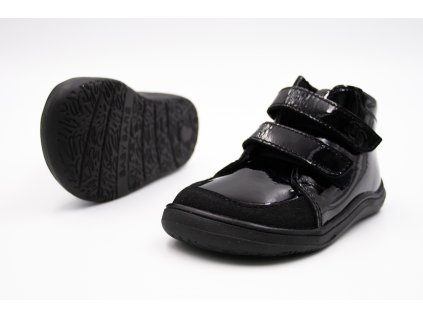 BABY BARE SHOES FEBO FALL S MEMBRÁNOU - SHINY BLACK