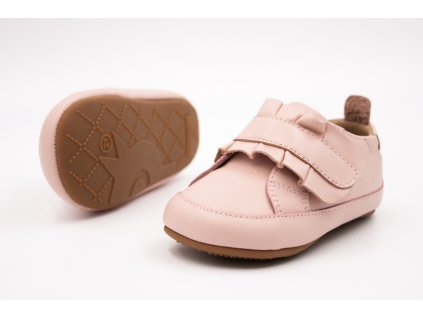 OLD SOLES PREWALKERS BABY FRILLY - POWDER PINK