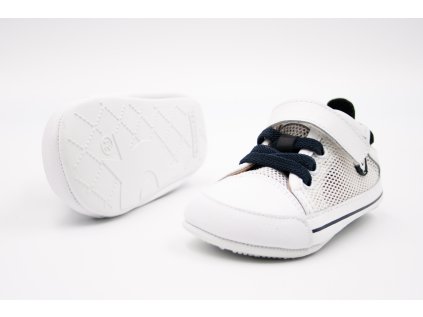 OLD SOLES PREWALKERS BABY SPLASH - SNOW/NAVY