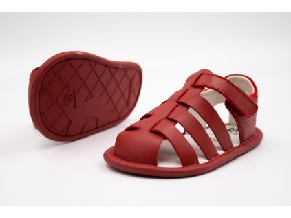 OLD SOLES PREWALKERS SPLASH AWAY SANDAL - RED