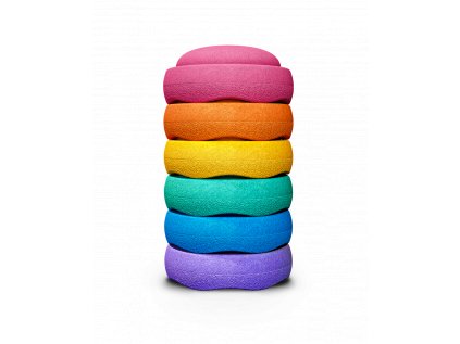 Stapelstein Original rainbow classic pink edition stack